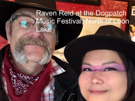 Raven Reid at the Dogpatch Music Festival, North of Loon Lake